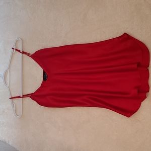 Misha Nonoo red slik blend cami